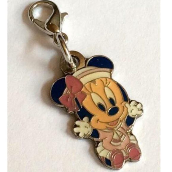 Disney Minnie Mouse Charm Clip Bracelet ZipperPull - Picture 7 of 9
